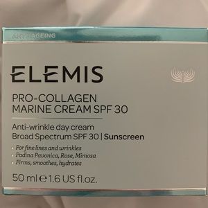 New Large jar 1.6 oz in box ELEMIS Pro-Collagen Marine Cream SPF 30